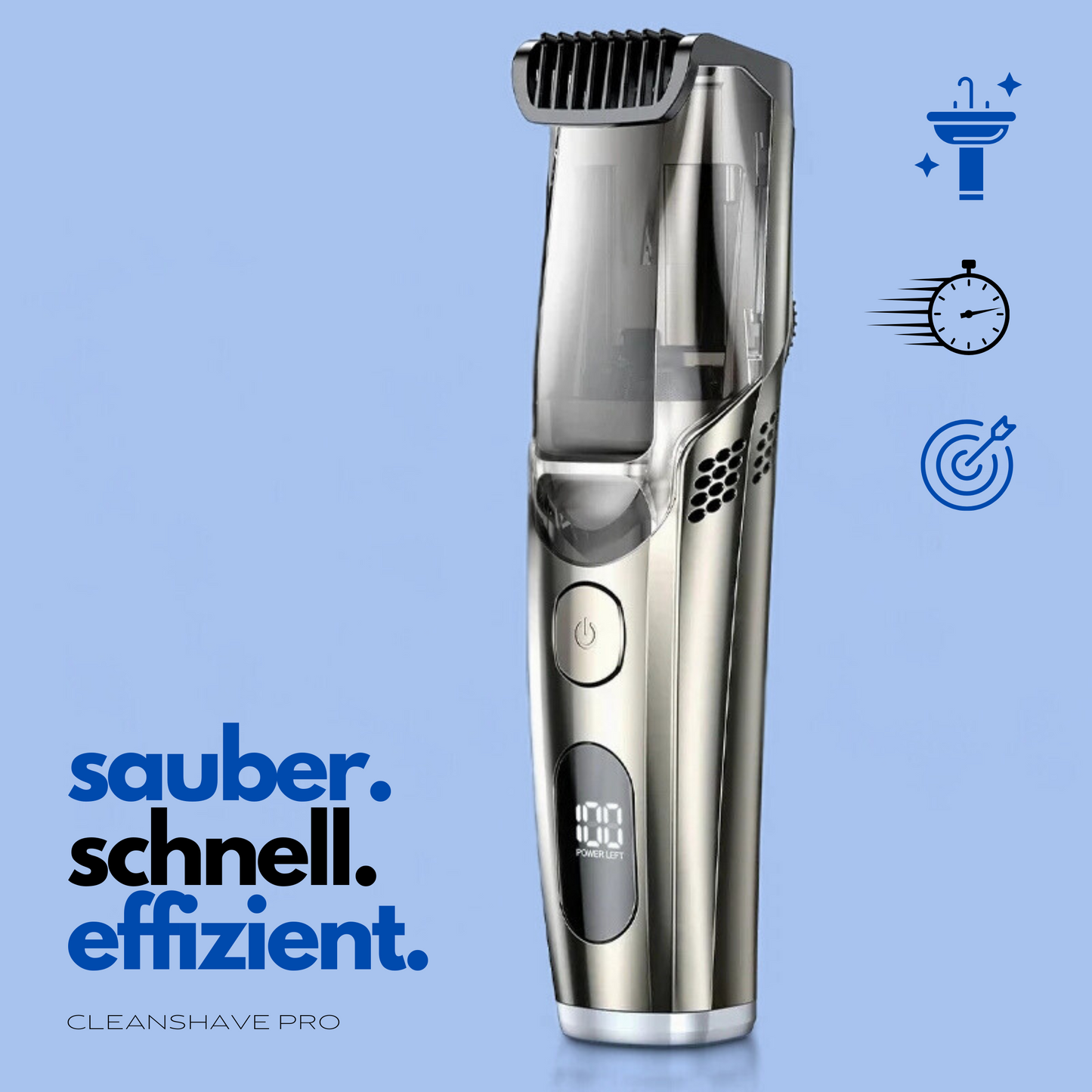 CleanShave Pro Vakuumrasierer